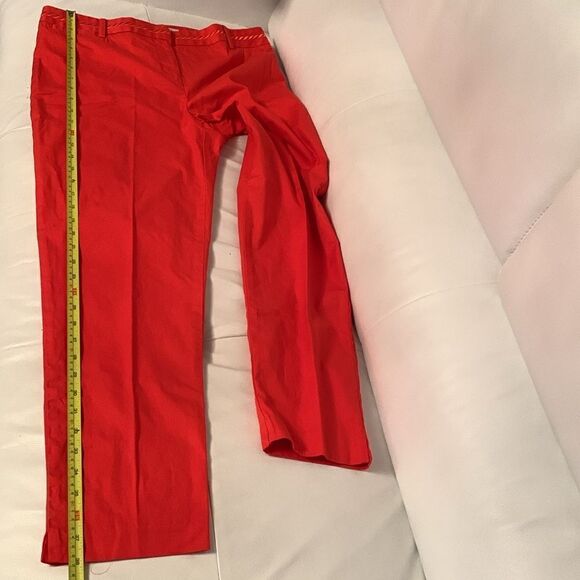 Nautica Red Cotton Blend Women’s Stretch  Pants Size 12 - Picture 7 of 12